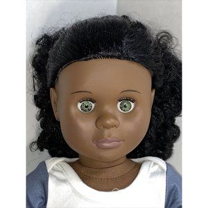 Battat Our Generation 18" Doll Anaya African American Black Hair Green Eyes Doll